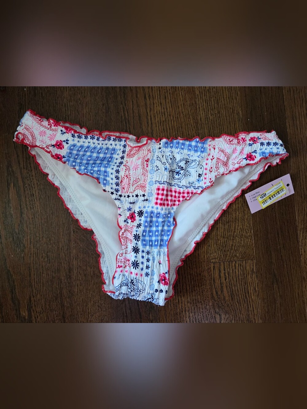 New Wild Fable Womens XS 0/2 "Bandana" Bikini Swim Bottoms